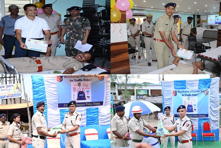 Blood Donation Camp & Distribution of Traffic Kit